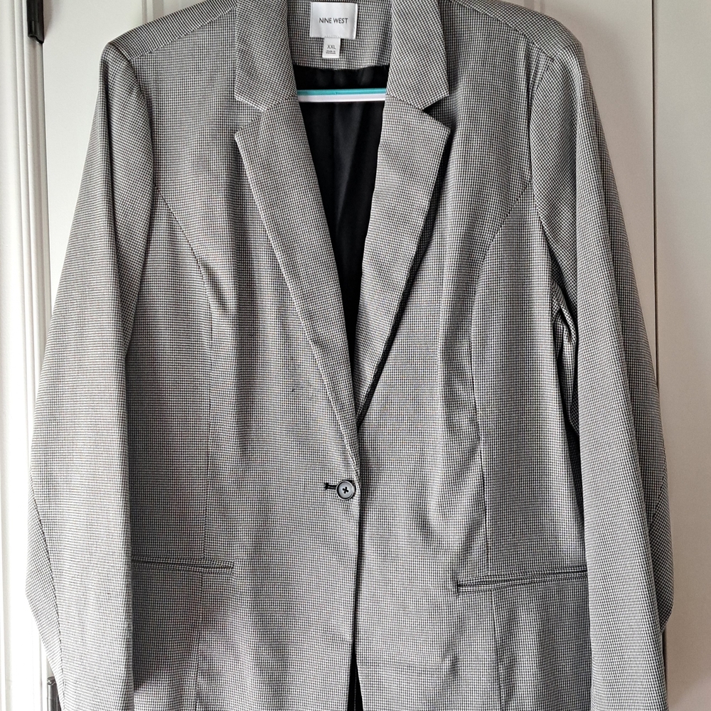 Nine West Men's Elegant Gray Sport Coat